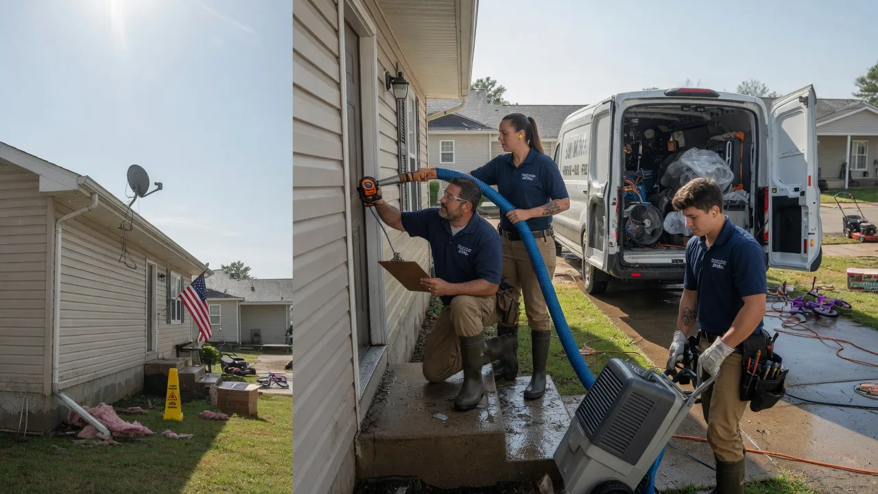 Ceiling Water Damage Restoration in Severn, MD near me